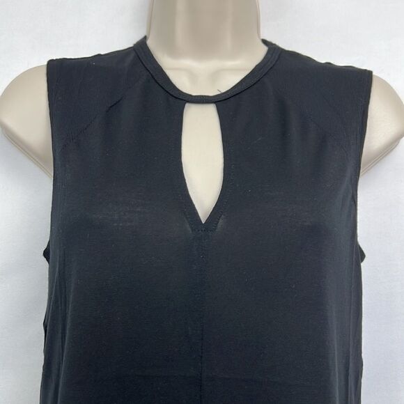 Lanston REVOLVE active keyhole front tank Black NWT size small - Picture 2 of 11